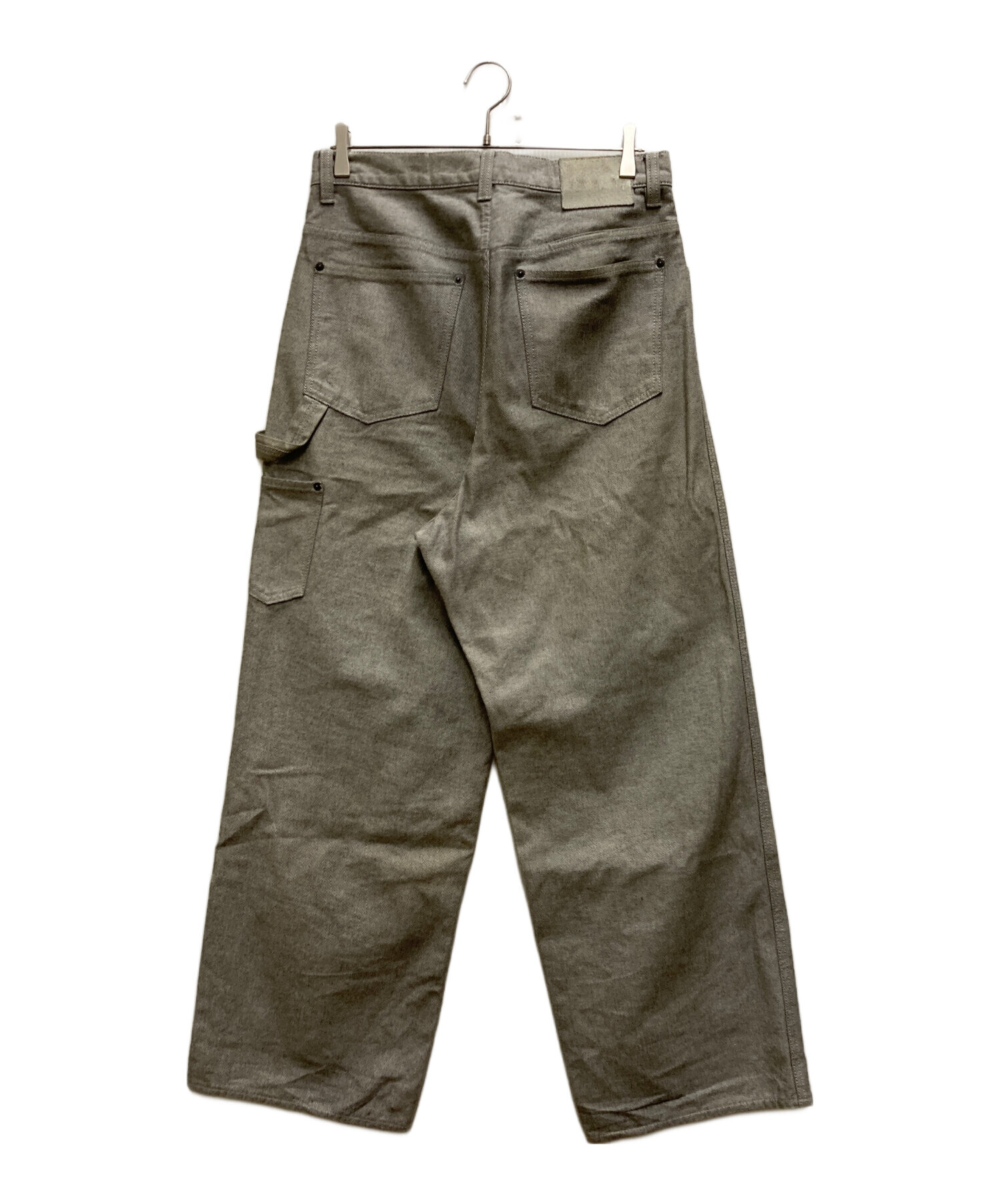 デニム/ジーンズ kudos THREE LEGS DENIM TROUSERS 中古・古着通販】kudos (クードス) THREE LEGS DENIM TROUSERS グレー
