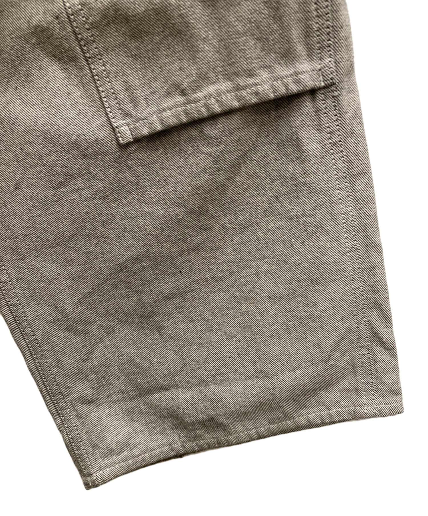 デニム/ジーンズ kudos THREE LEGS DENIM TROUSERS 中古・古着通販】kudos (クードス) THREE LEGS DENIM TROUSERS グレー