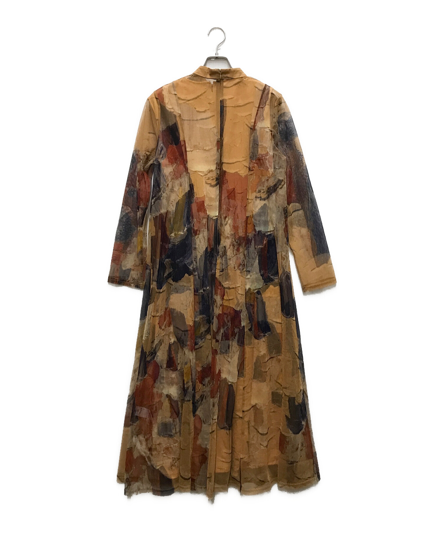 中古・古着通販】AMERI (アメリ) UND GYPSUM ART DRESS ブラウン 