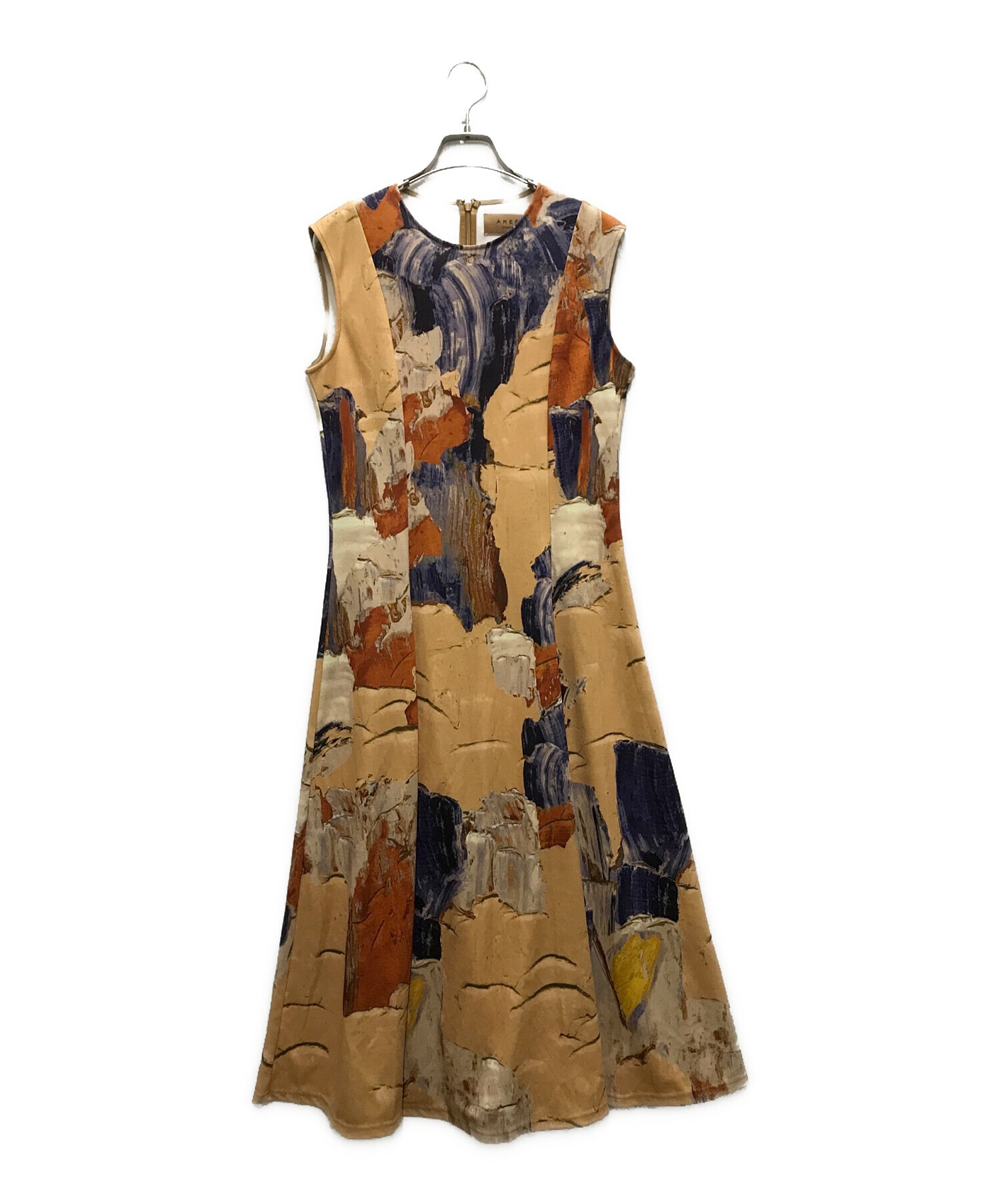 中古・古着通販】AMERI (アメリ) UND GYPSUM ART DRESS ブラウン 