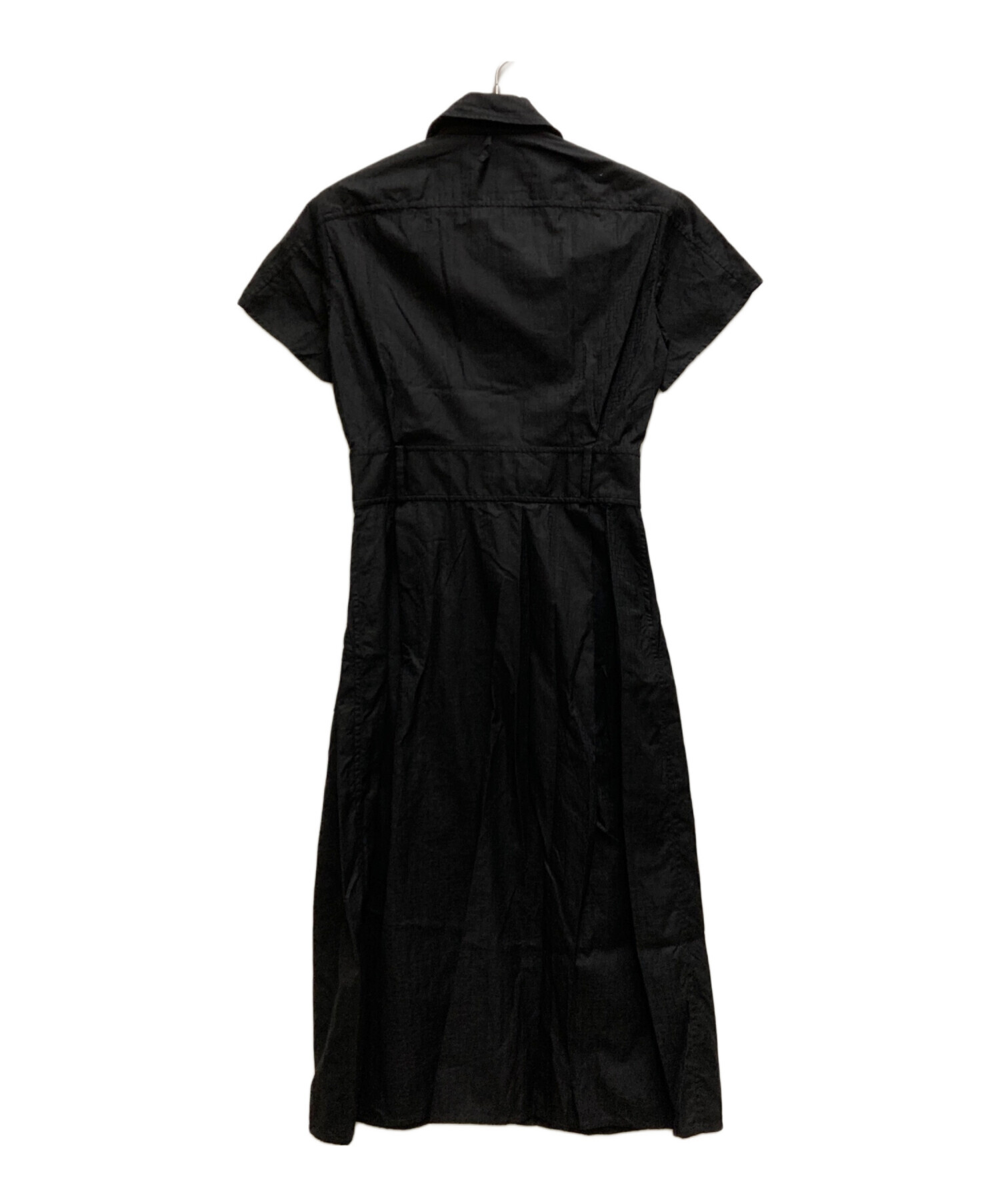 祝日限定価格　エルメス　半袖　ワンピース　ブラック 中古・古着通販】HERMES (エルメス) モザイクモチーフ フロントジップ