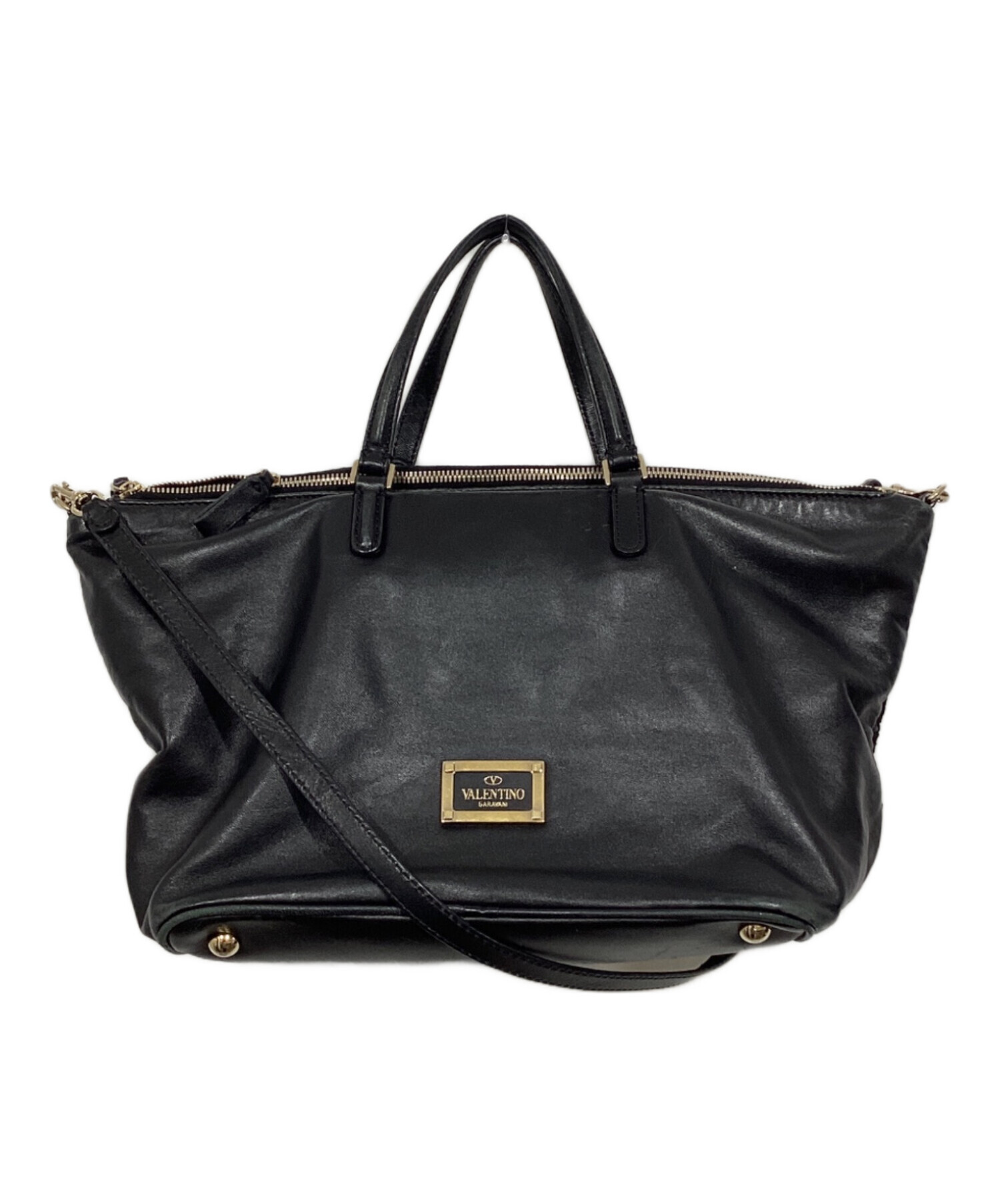 中古・古着通販】VALENTINO (ヴァレンティノ) レザースパンコール2WAY 