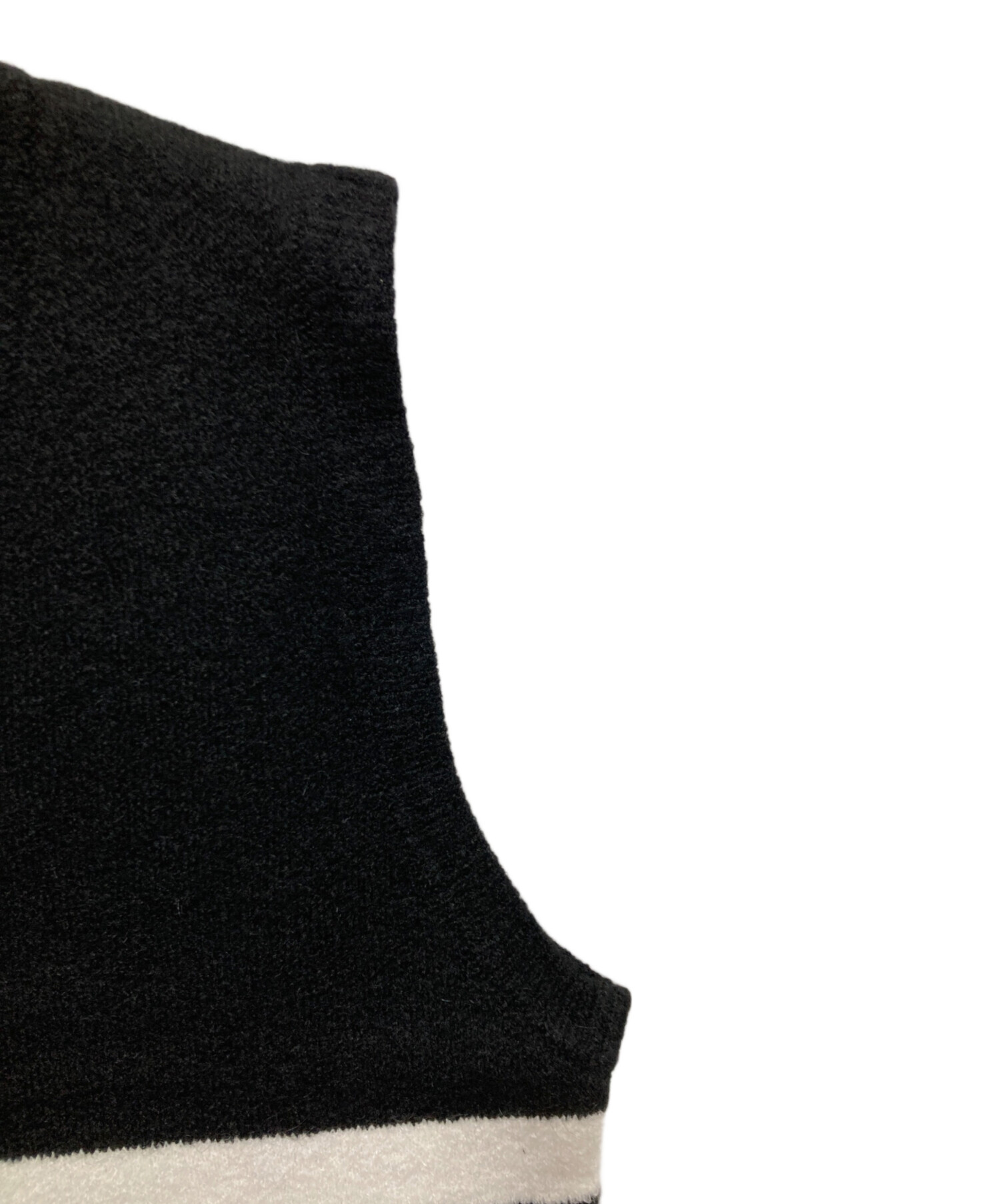 中古・古着通販】stussy (ステューシー) BRUSHED MOHAIR VEST ブラック 