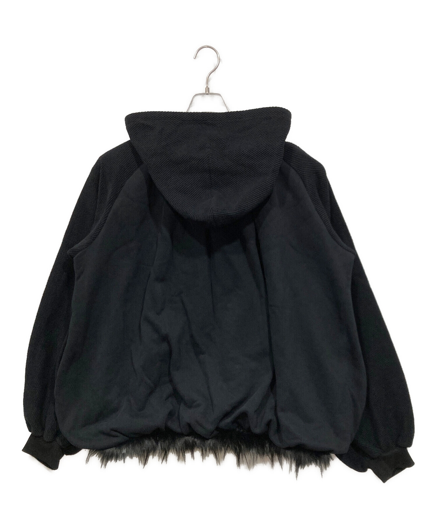 中古・古着通販】DINO WORKS (ディノワークス) egg hoodie ブラック