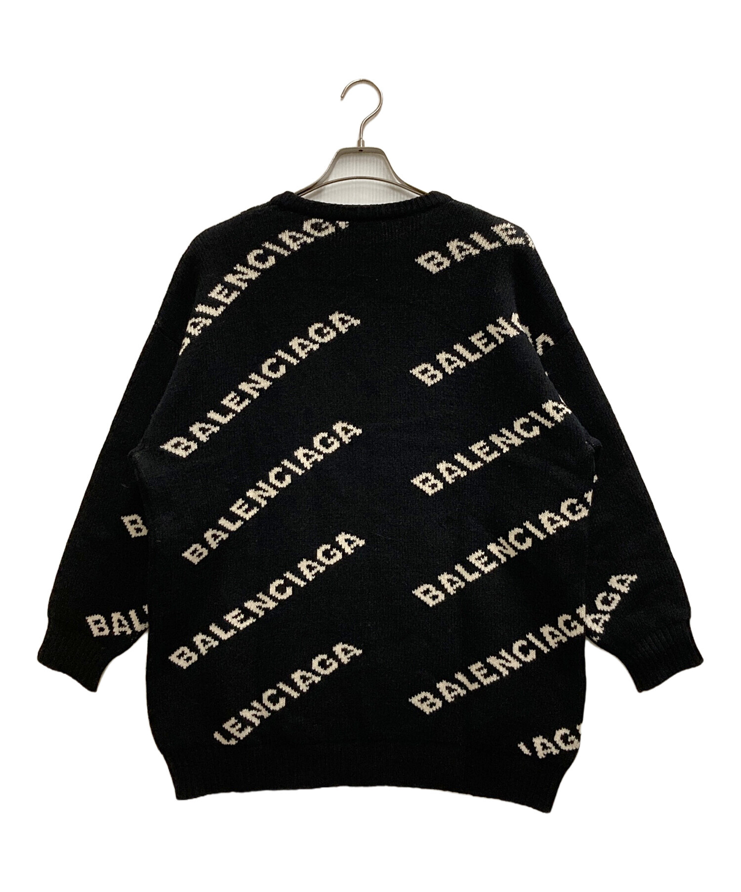 中古・古着通販】BALENCIAGA (バレンシアガ) 総柄ロゴ ジャガード 