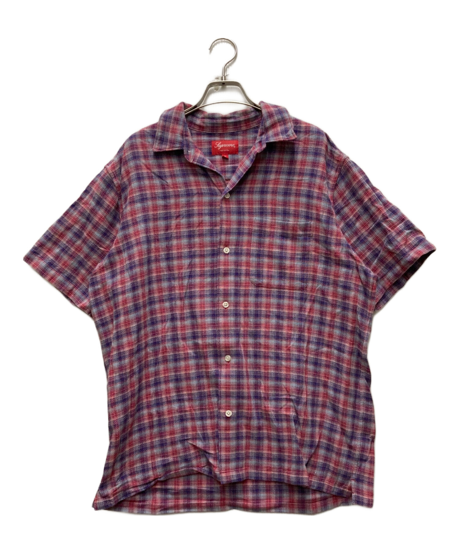 中古・古着通販】Supreme (シュプリーム) Loose Fit Mini Plaid S/S 