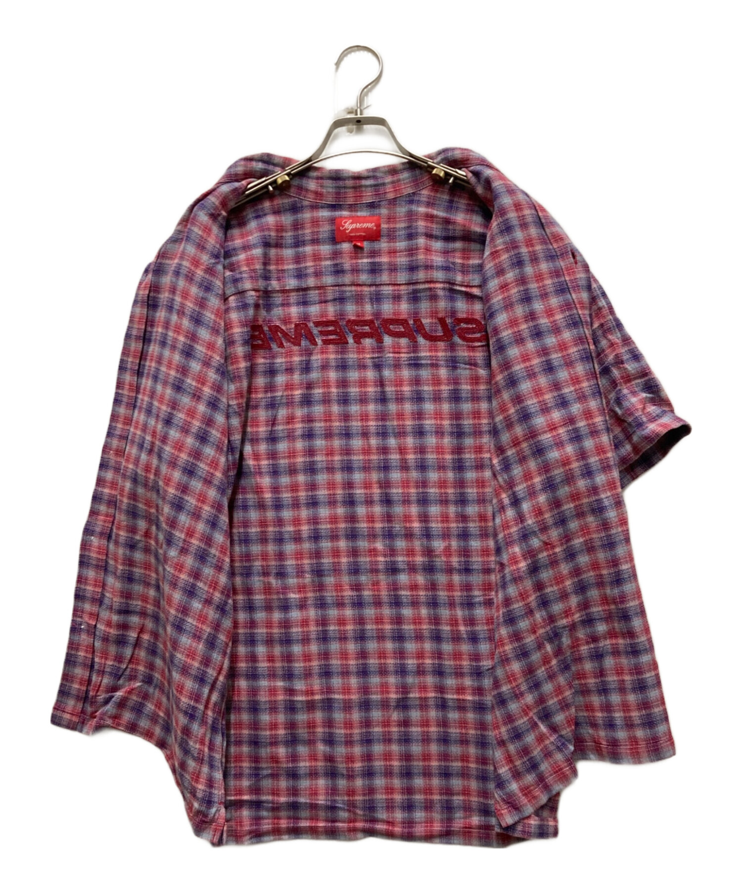 中古・古着通販】Supreme (シュプリーム) Loose Fit Mini Plaid S/S 