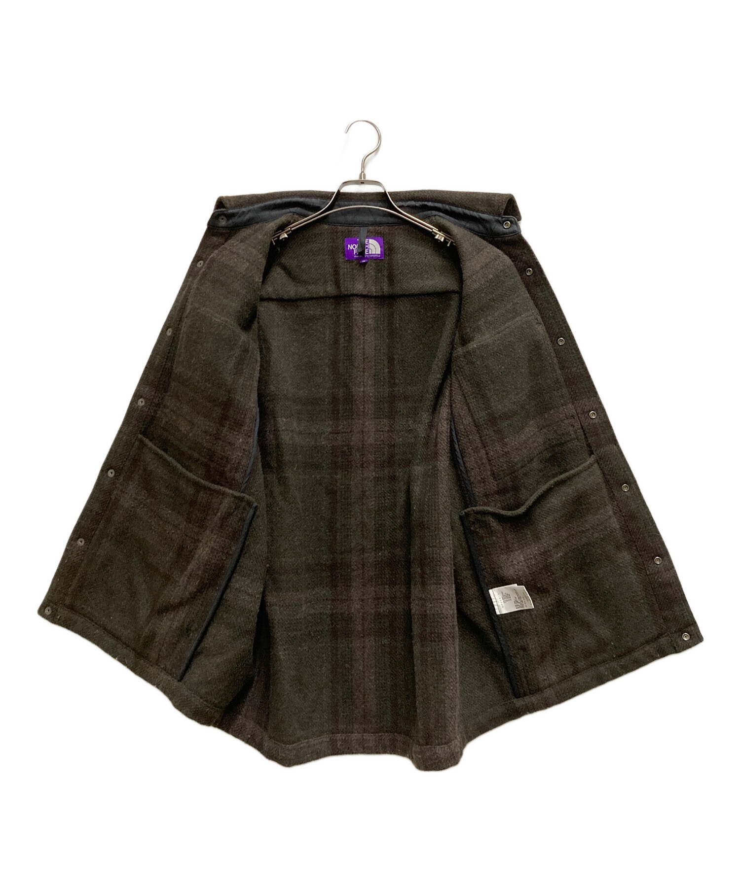 NP2061N パープルレーベル Plaid C.P.O Jacket NORTH THE FACE ⁄ LABEL 