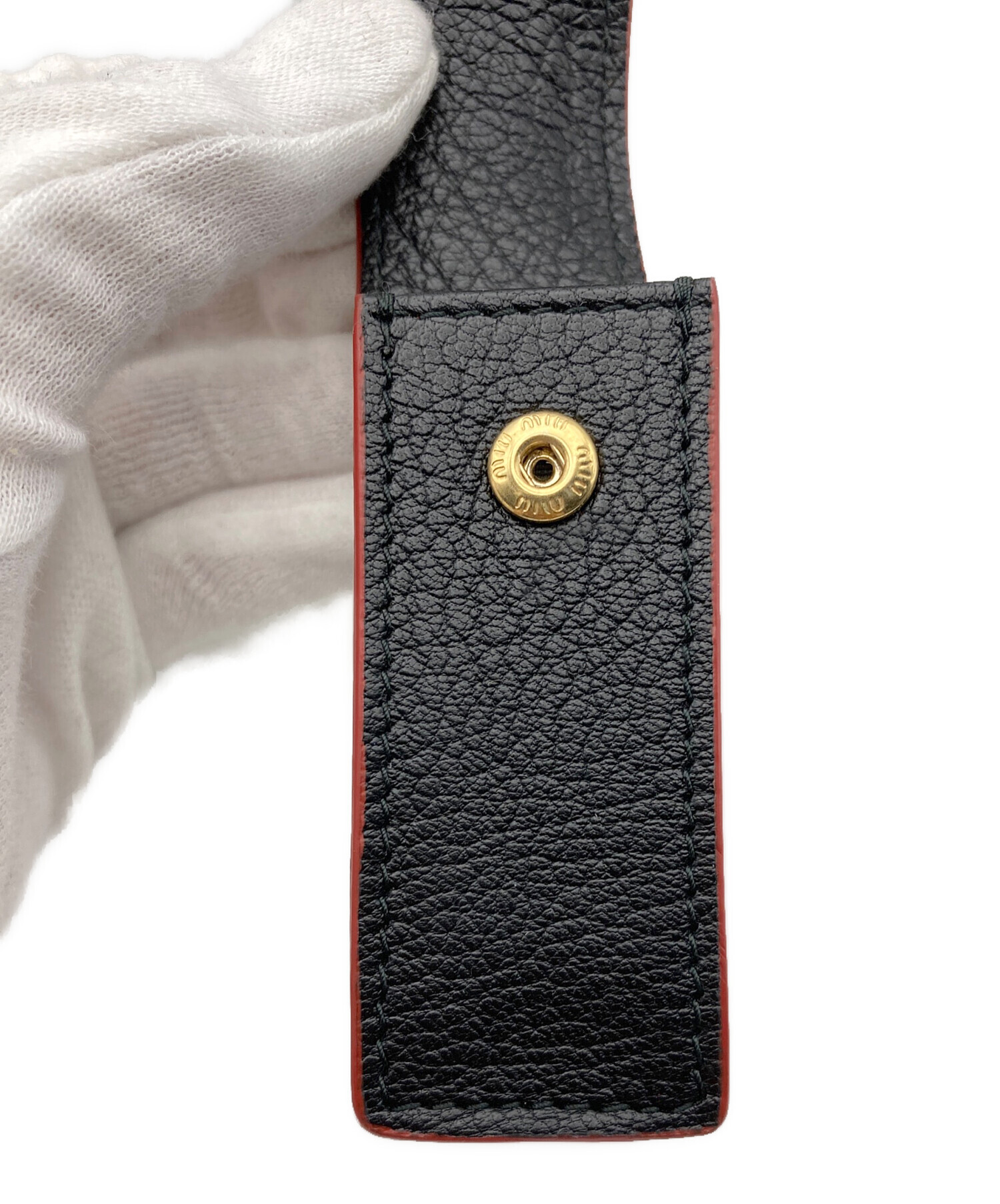 中古・古着通販】MIU MIU (ミュウミュウ) MADRAS LOVE TRICKリップ