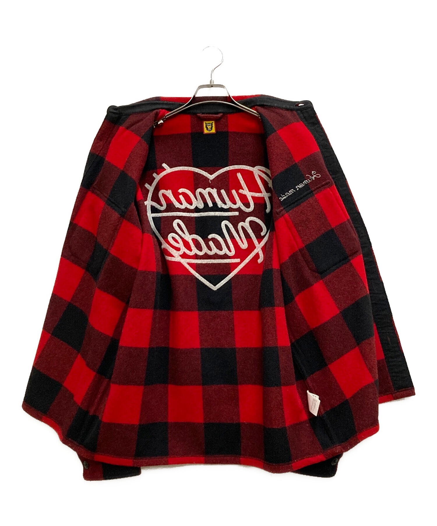 ジャケット・アウター Human Made WOOL OVERSHIRT Red/XXL 中古・古着通販】HUMAN MADE (ヒューマンメイド) WOOL OVERSHIRT