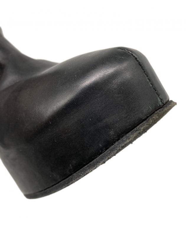 ANN DEMEULEMEESTER サイドジップ ブーツ 37.5 ブラック ANN DEMEULEMEESTER サイドジップ ブーツ 37.5 ブラック