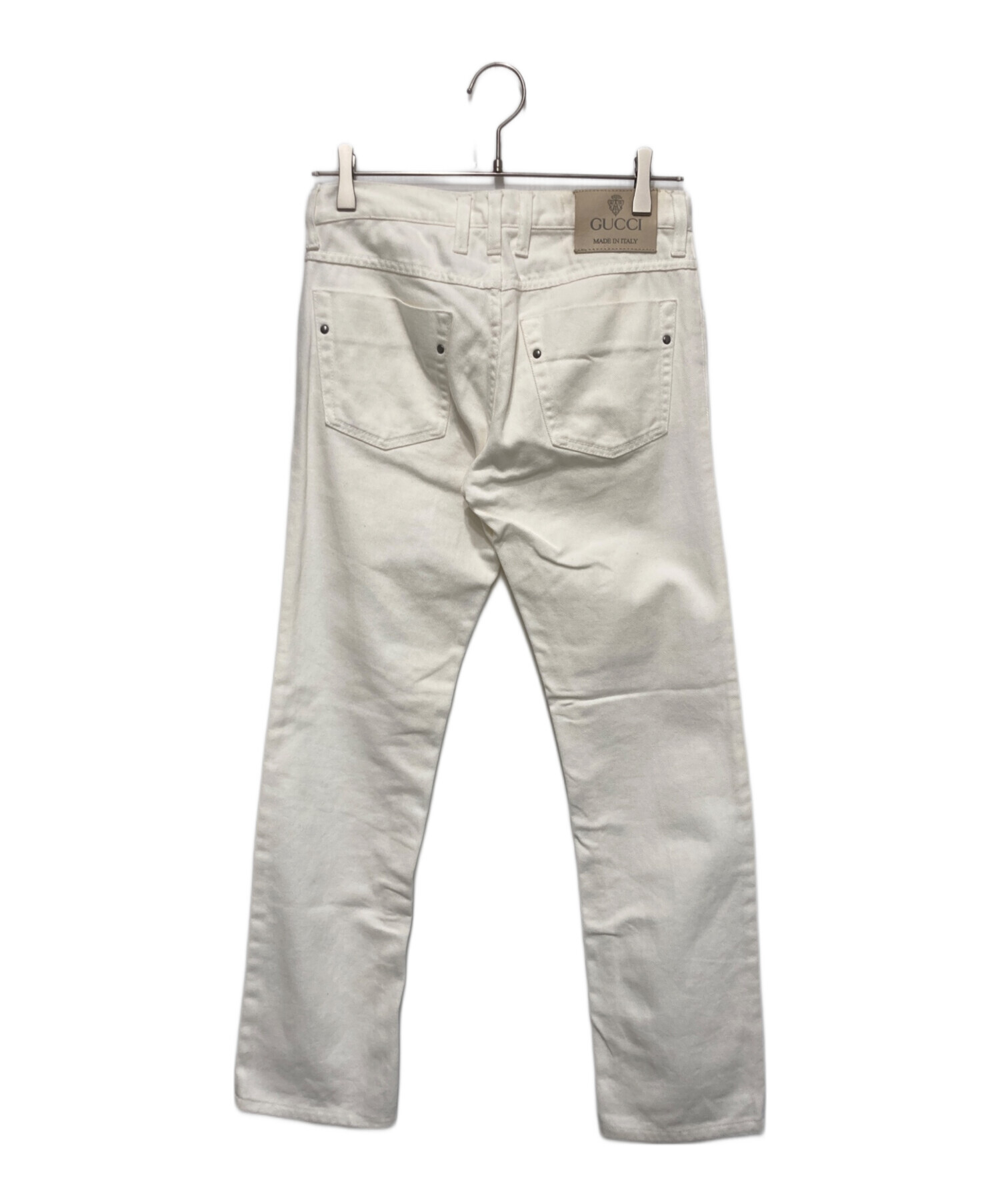 中古・古着通販】GUCCI (グッチ) ホワイトデニムパンツ ホワイト
