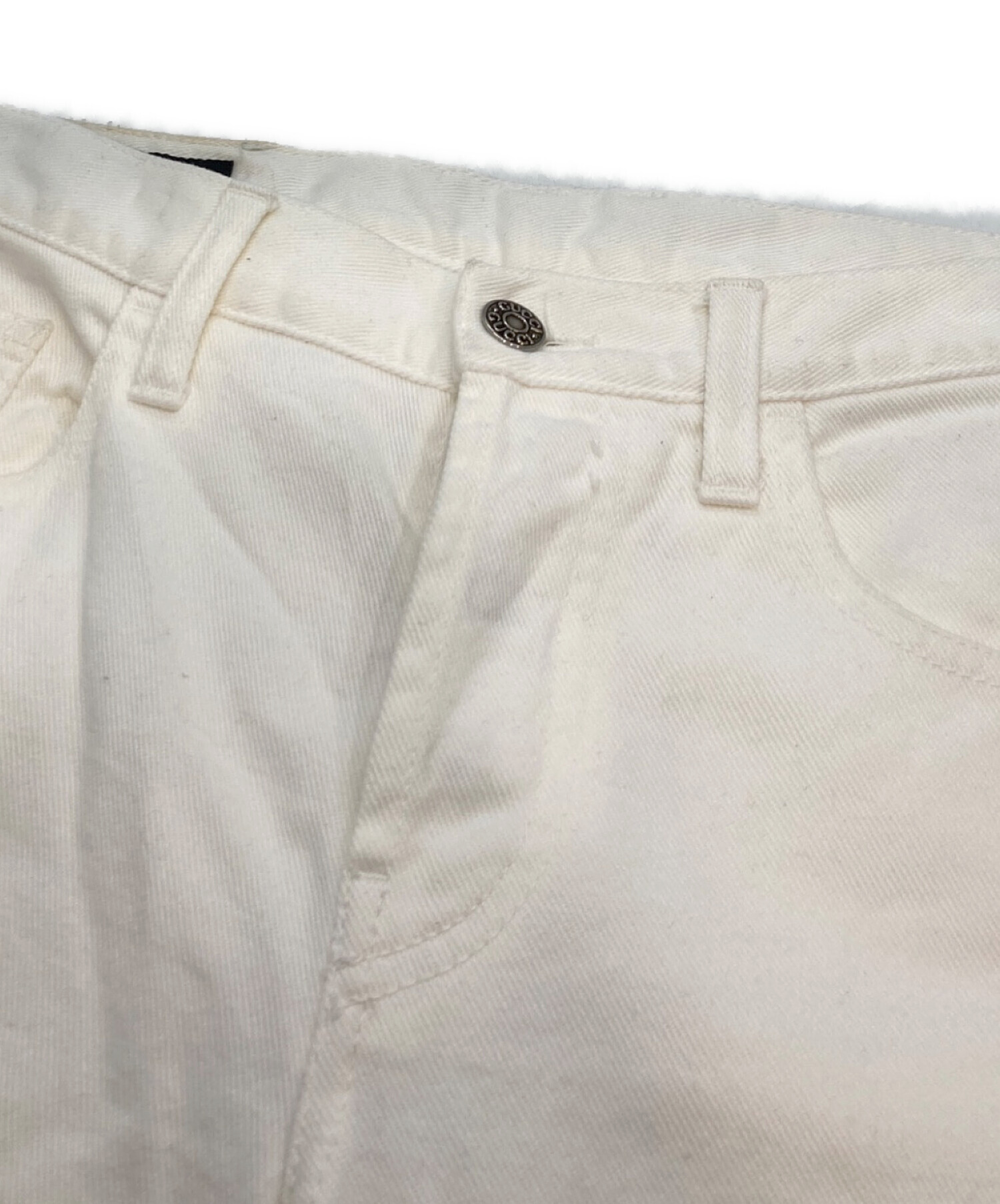 中古・古着通販】GUCCI (グッチ) ホワイトデニムパンツ ホワイト