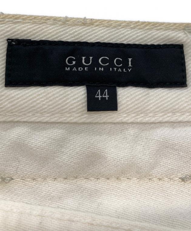 中古・古着通販】GUCCI (グッチ) ホワイトデニムパンツ ホワイト
