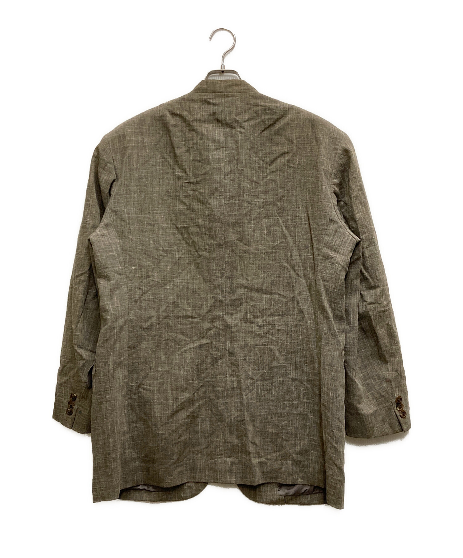 J*0様 【値下げしました】Issey Miyake ベージュジャケット 中古・古着通販】ISSEY MIYAKE MEN (イッセイミヤケメン) ノー