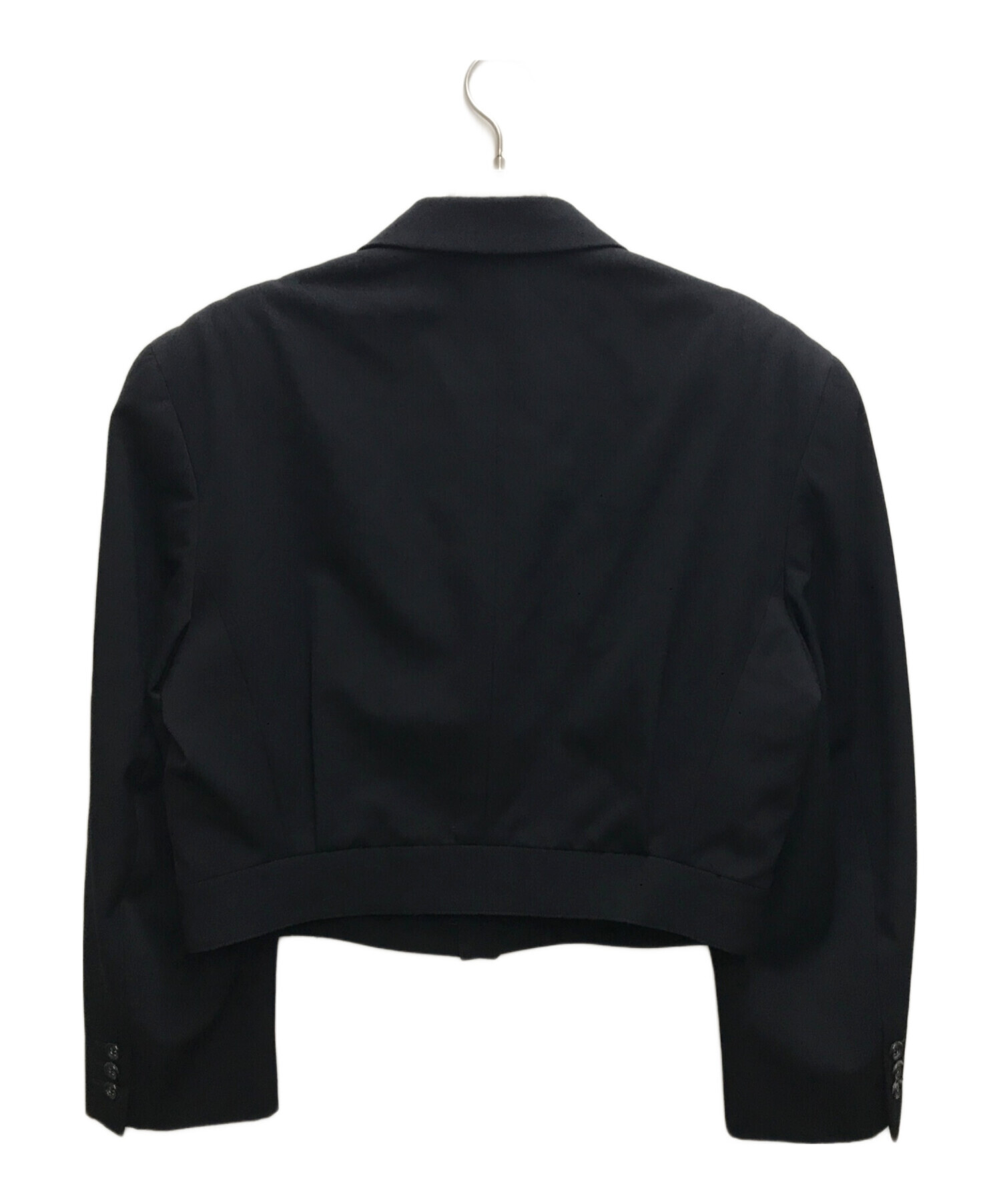 COMME des GARÇONS クロップドジャケット S 黒 中古・古着通販】COMME des GARCONS HOMME PLUS (コムデギャルソンオム