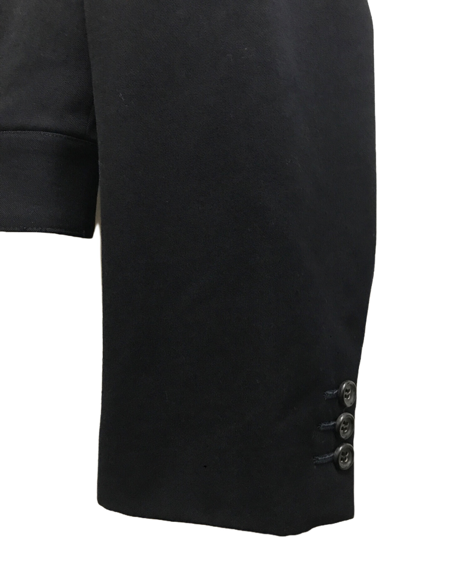 COMME des GARÇONS クロップドジャケット S 黒 中古・古着通販】COMME des GARCONS HOMME PLUS (コムデギャルソンオム