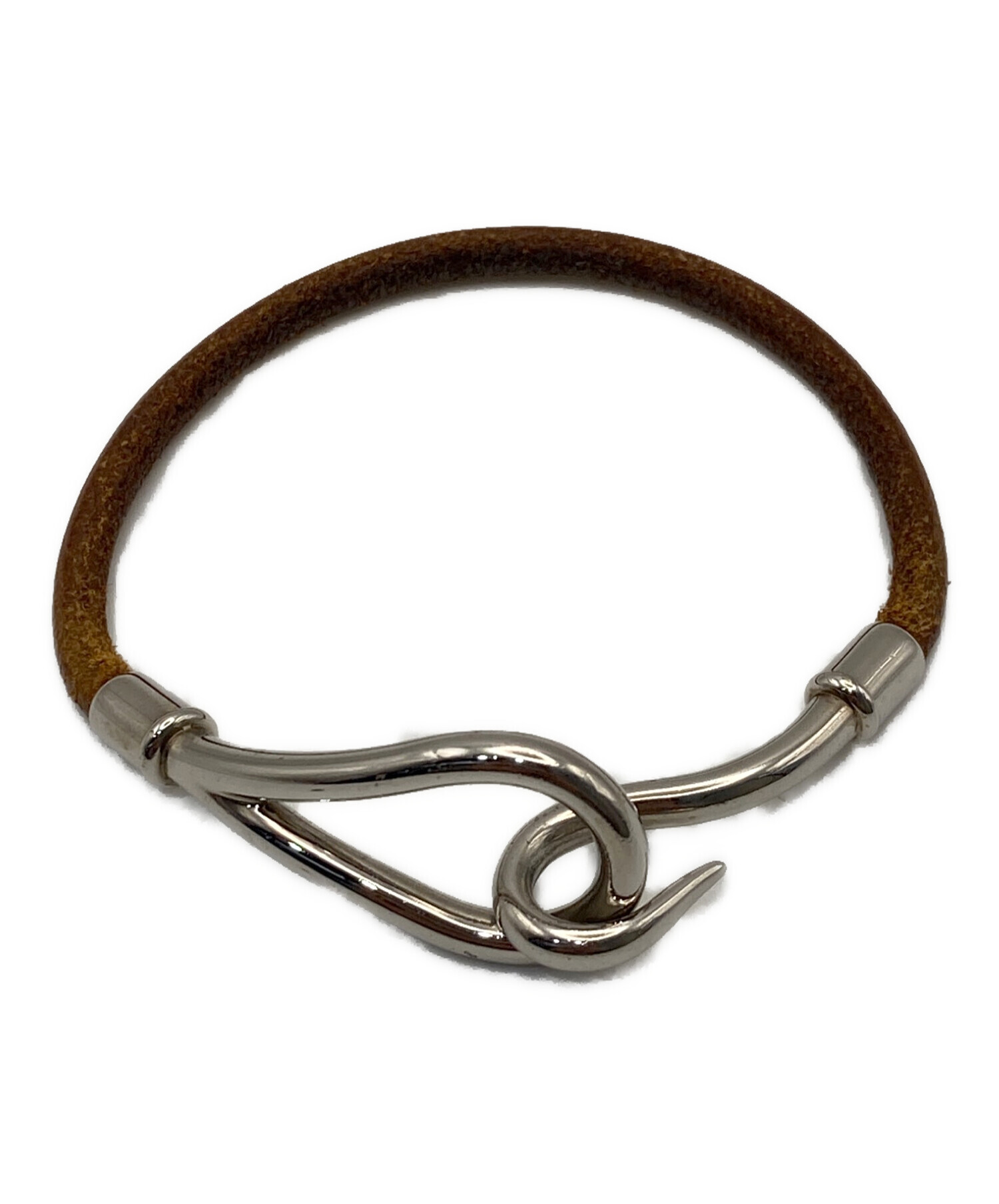 【正規品美品】HERMES　エルメス　ジャンボ　ブレスレット 中古・古着通販】HERMES (エルメス) ジャンボHブレスレット ブラウン