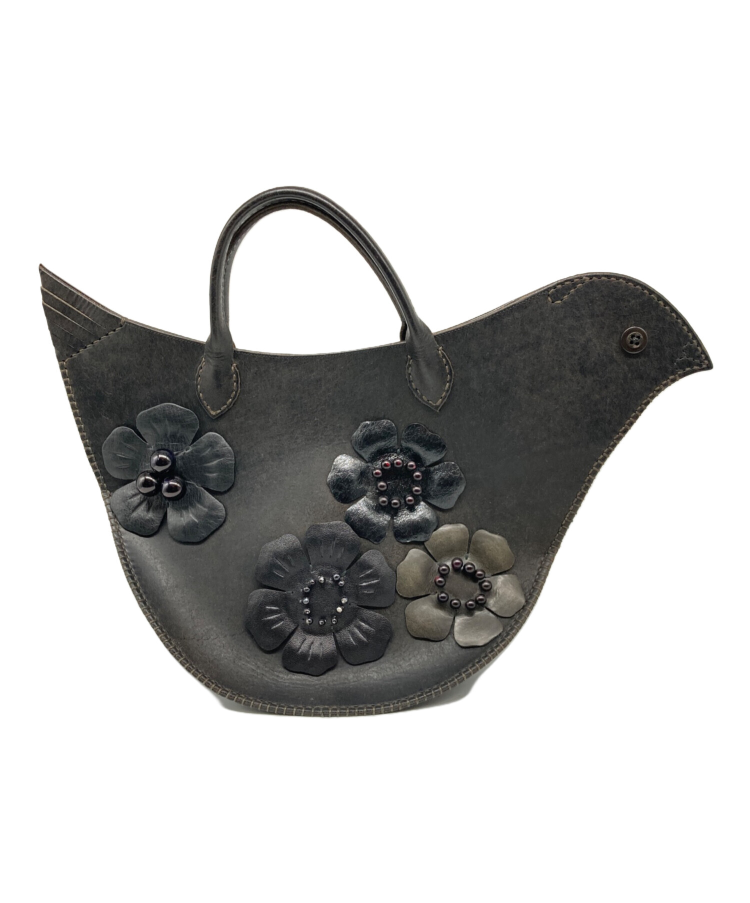 中古・古着通販】mina perhonen (ミナ ペルホネン) TORI BAG ブラック