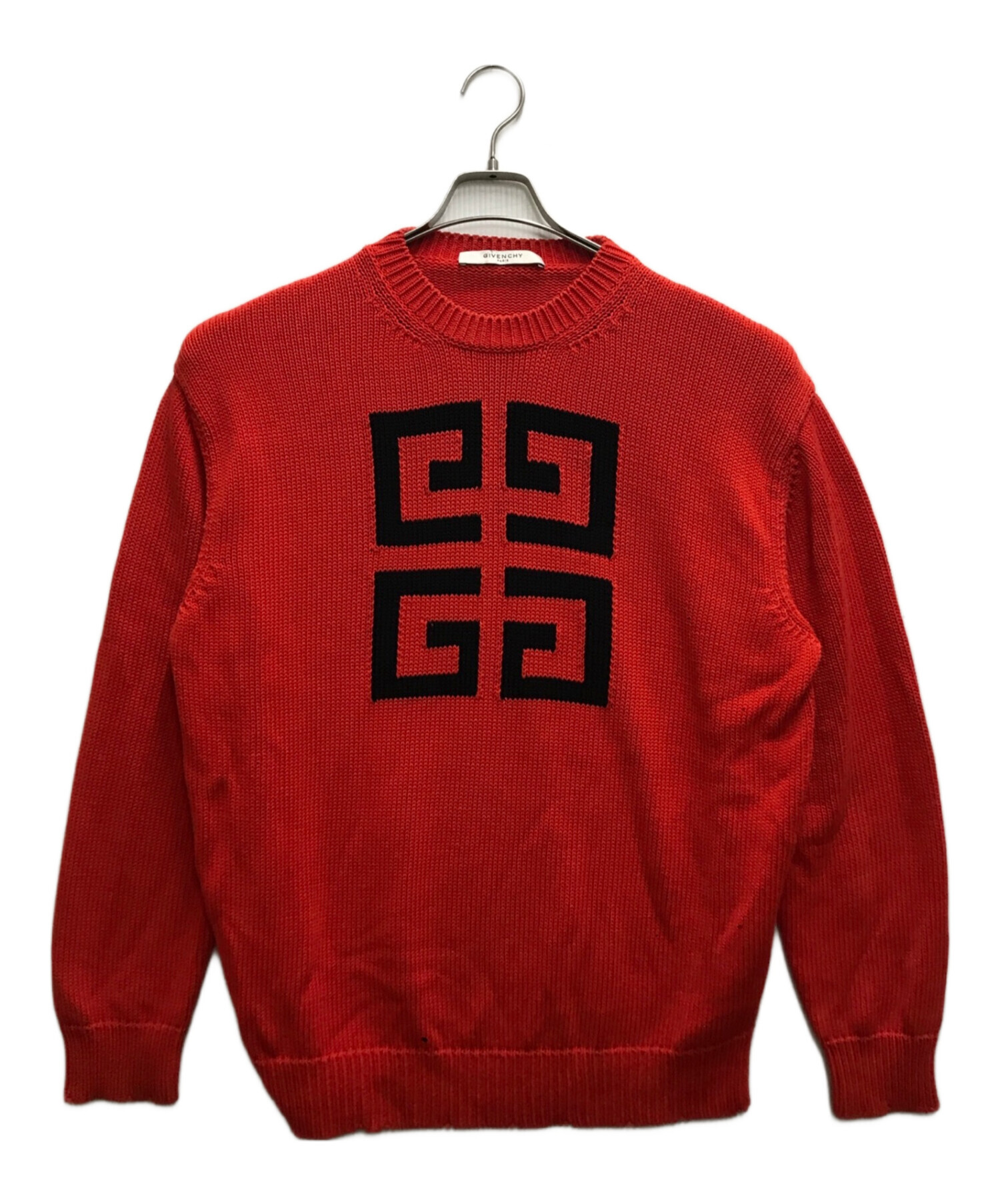 中古・古着通販】GIVENCHY (ジバンシィ) 4Gロゴニット オレンジ