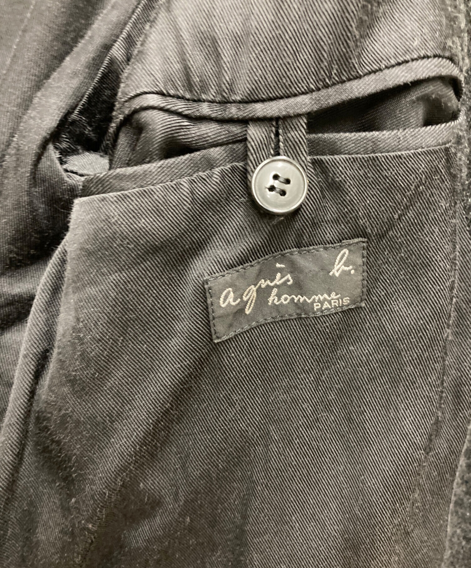 90s agnes b. homme ジップハイネックジャケット archive agnes b