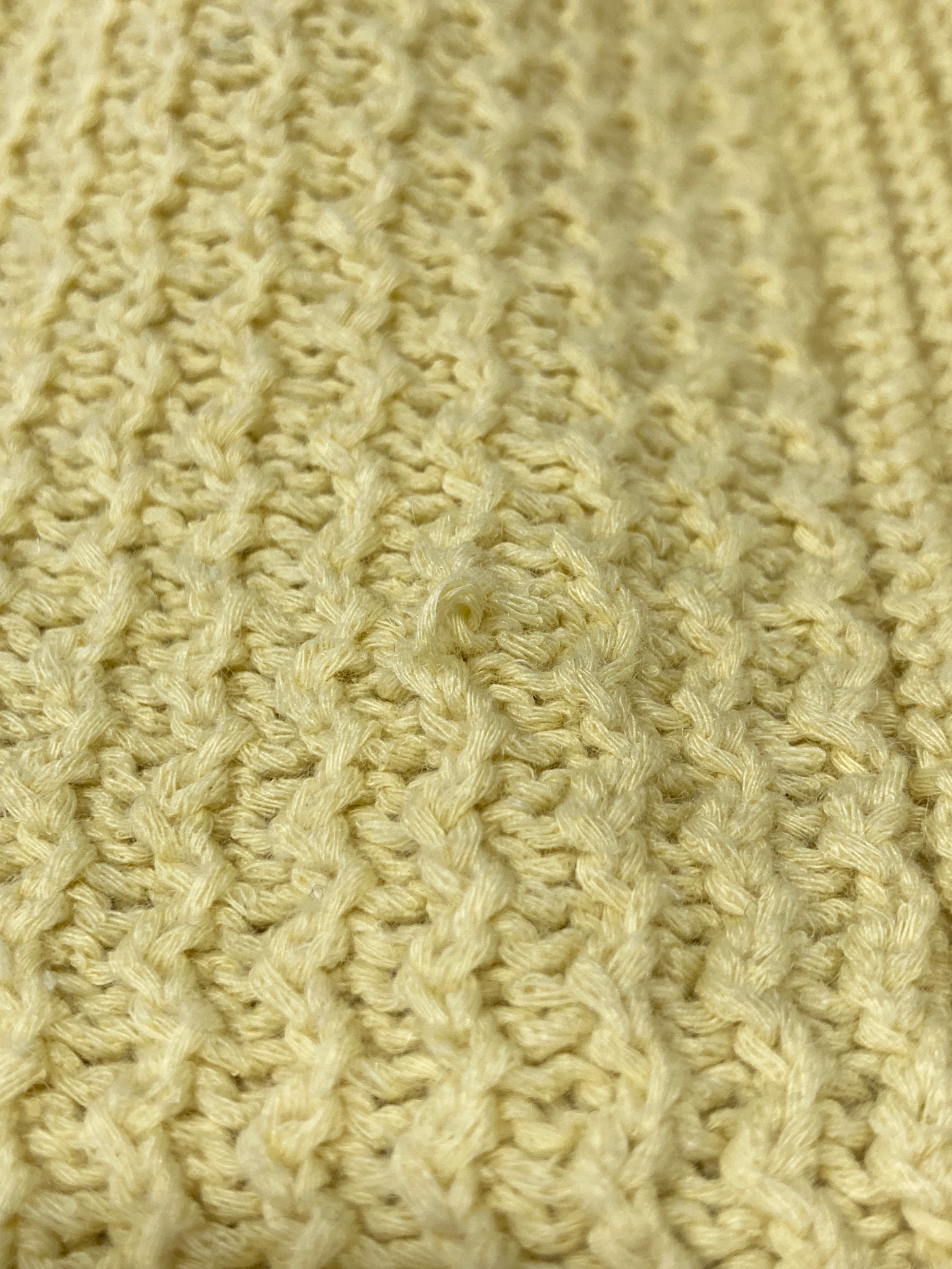 中古・古着通販】UNUSED (アンユーズド) crew neck knit. イエロー