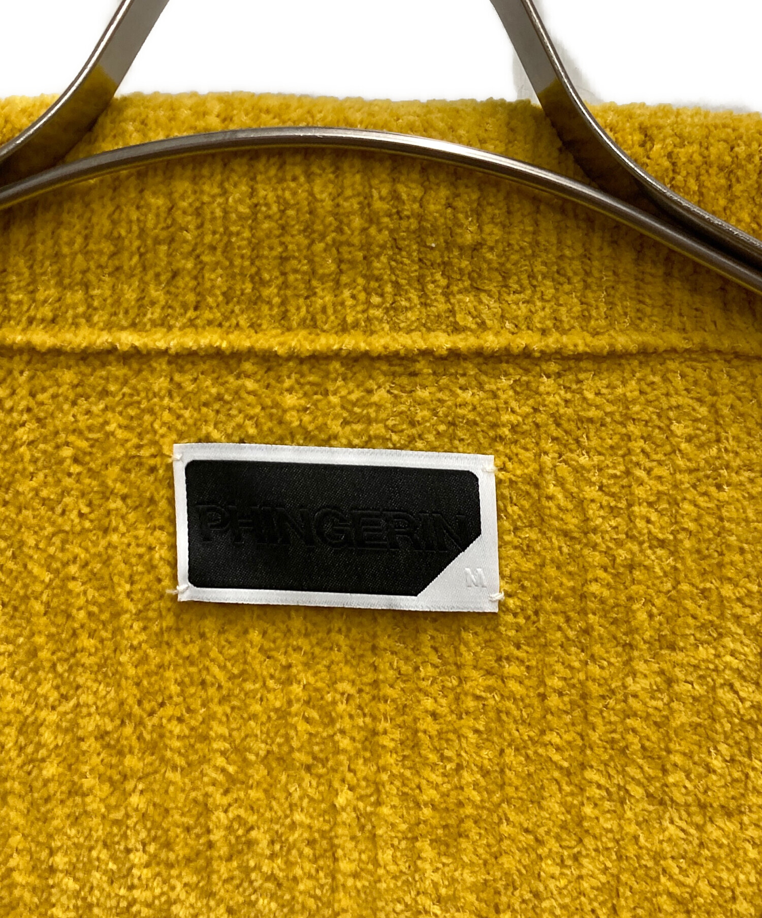 中古・古着通販】PHINGERIN (フィンガリン) PG1 KNIT イエロー サイズ