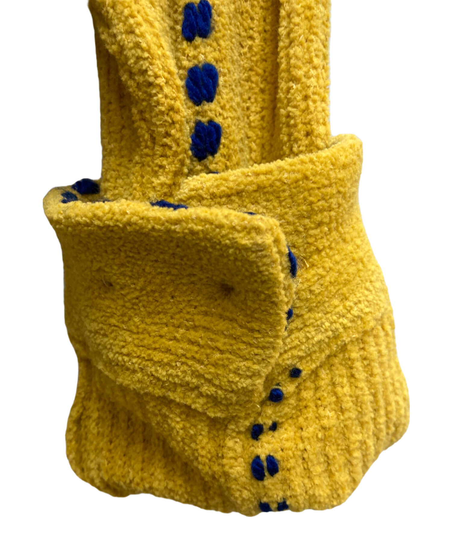 中古・古着通販】PHINGERIN (フィンガリン) PG1 KNIT イエロー サイズ