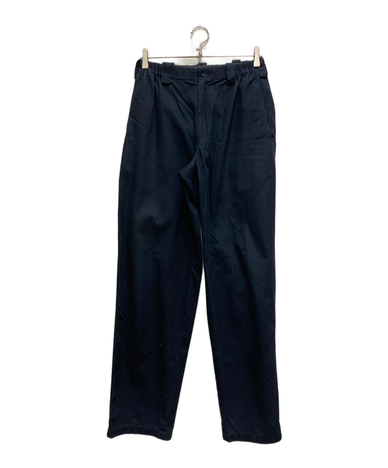 Y's yohjiyamamoto リネン　ワイドパンツ　ネイビー 中古・古着通販】Y's Yohji Yamamoto (ワイズ ヨウジヤマモト) ワイド