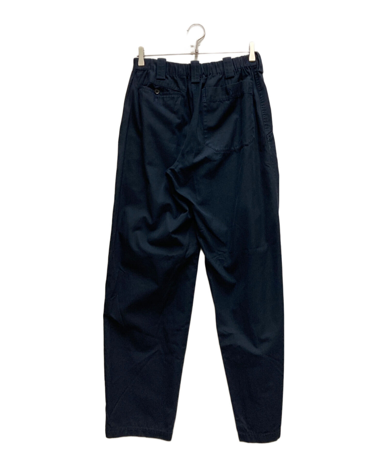 Y's yohjiyamamoto リネン　ワイドパンツ　ネイビー 中古・古着通販】Y's Yohji Yamamoto (ワイズ ヨウジヤマモト) ワイド