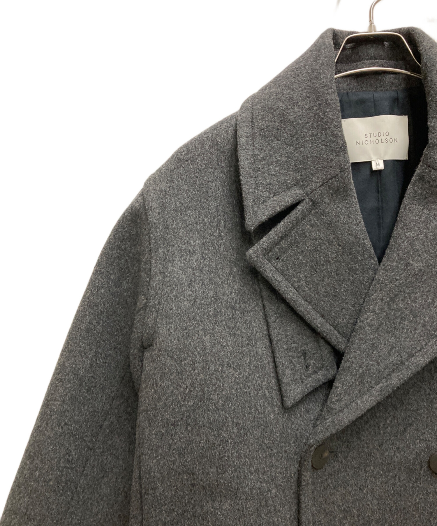 STUDIO NICHOLSON スタジオニコルソン　オーバーサイズコート STUDIO NICHOLSON スタジオニコルソン メルトンウール オーバーコート