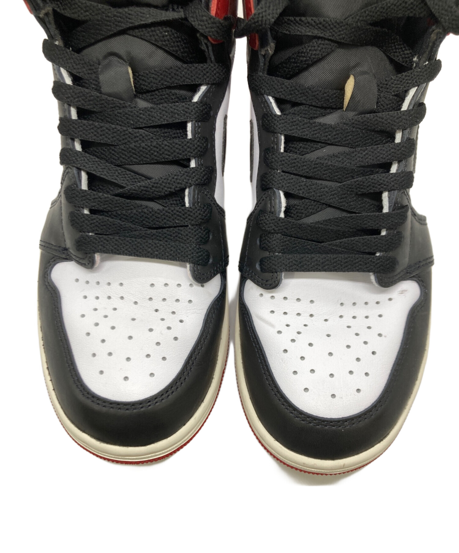 中古・古着通販】NIKE (ナイキ) Air Jordan 1 Black Toe Reimagined 