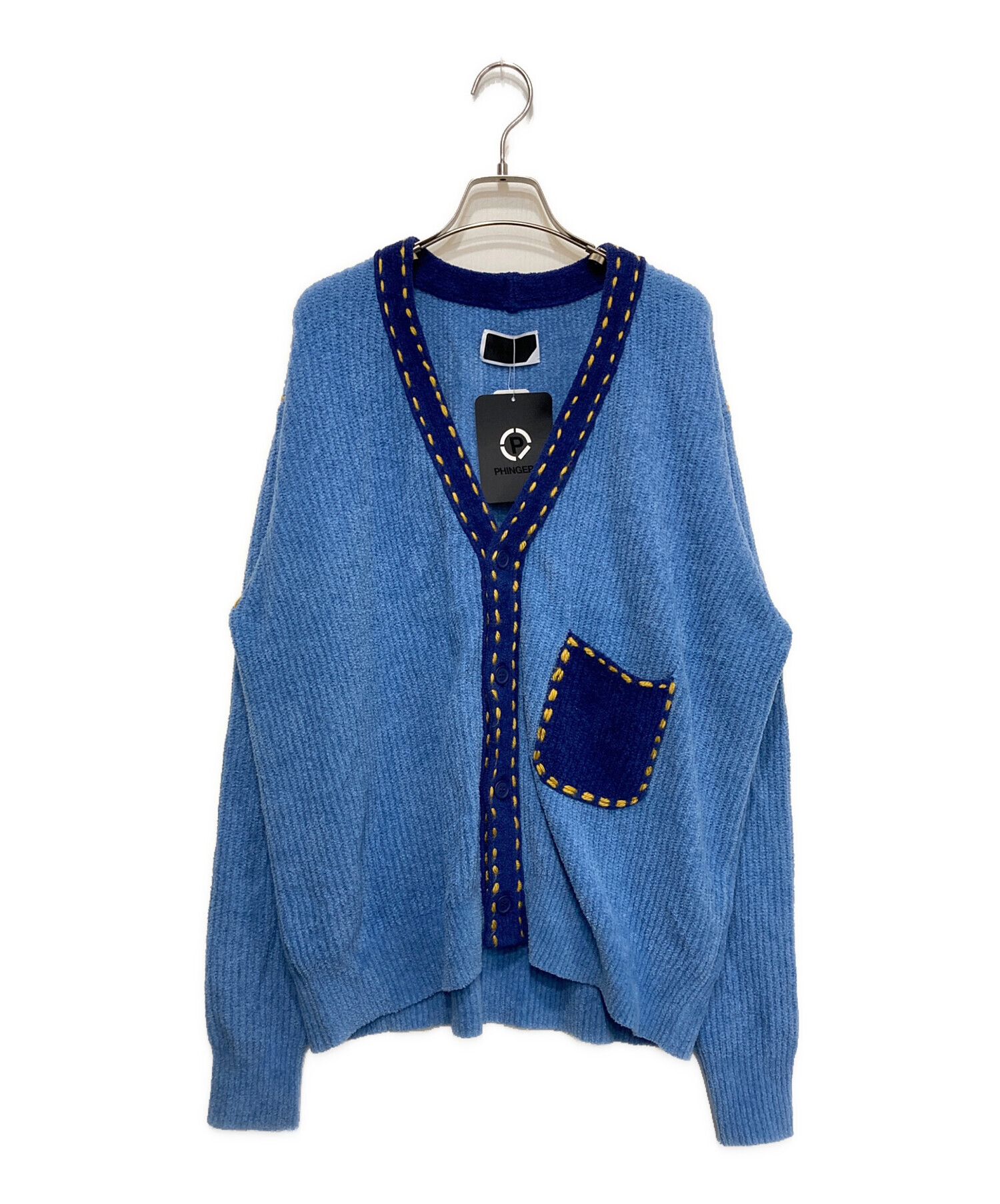 中古・古着通販】PHINGERIN (フィンガリン) PG1 CARDIGAN ブルー 