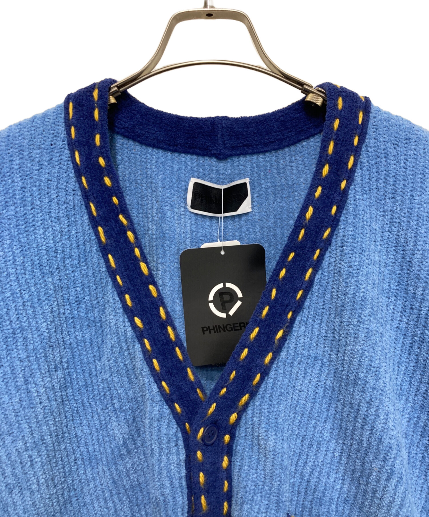 中古・古着通販】PHINGERIN (フィンガリン) PG1 CARDIGAN ブルー 