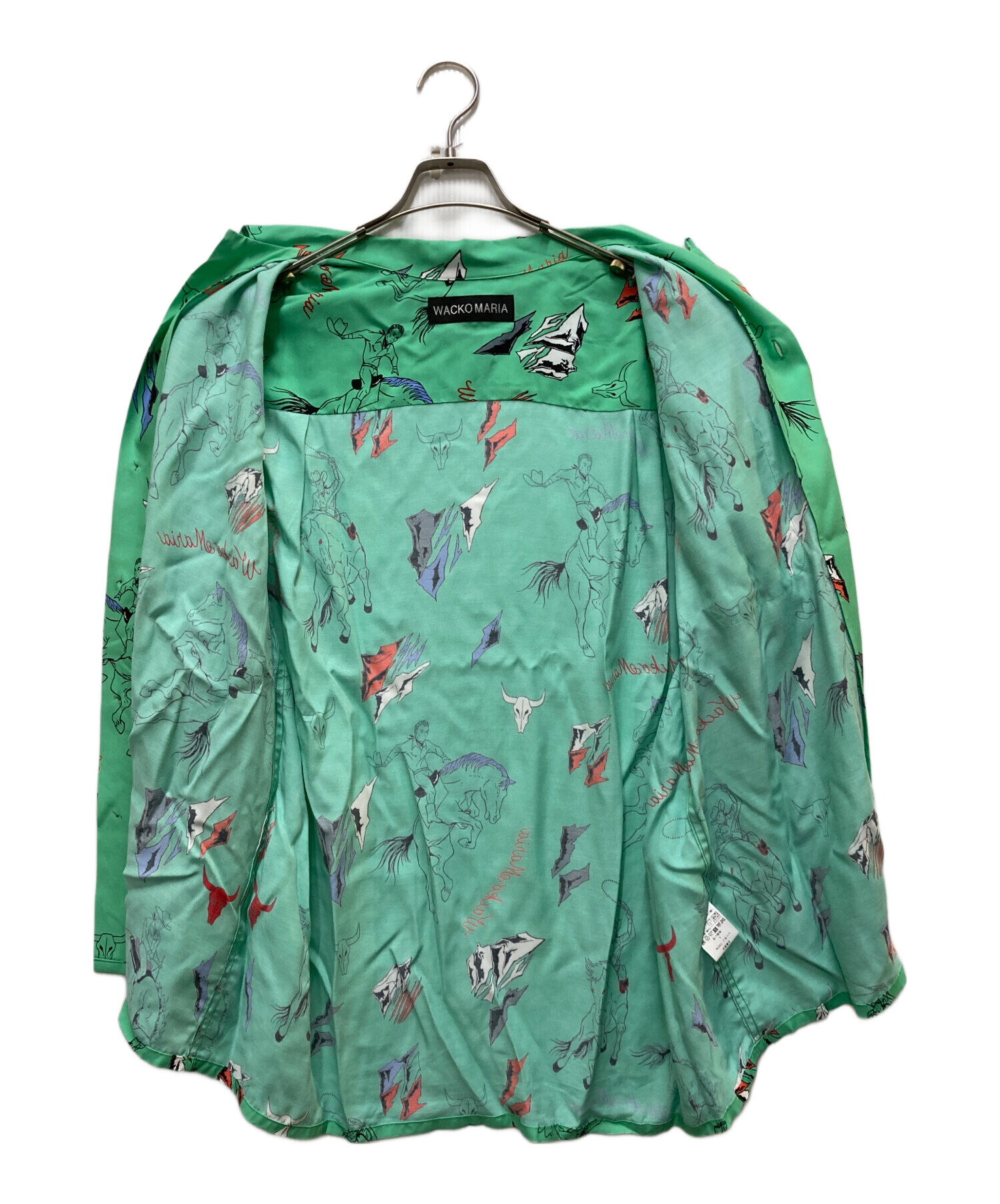 中古・古着通販】WACKO MARIA (ワコマリア) HAWAIIAN SHIRT グリーン