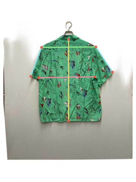 中古・古着通販】WACKO MARIA (ワコマリア) HAWAIIAN SHIRT グリーン