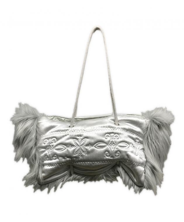 sculptor fluffy slouchy satin bag グレー 中古・古着通販】SCULPTOR (スカルプター) fluffy slouchy satin bag