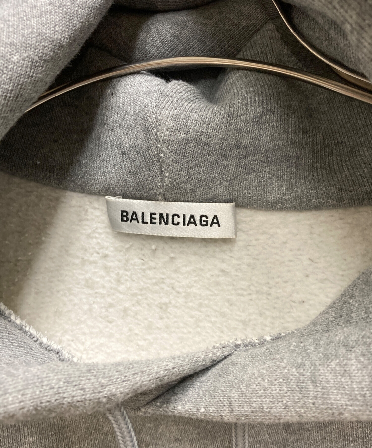 【最終値下げ】 BALENCIAGA BBロゴセーター S グレー 最終値下げ】 BALENCIAGA BBロゴセーター S グレー BALENCIAGA