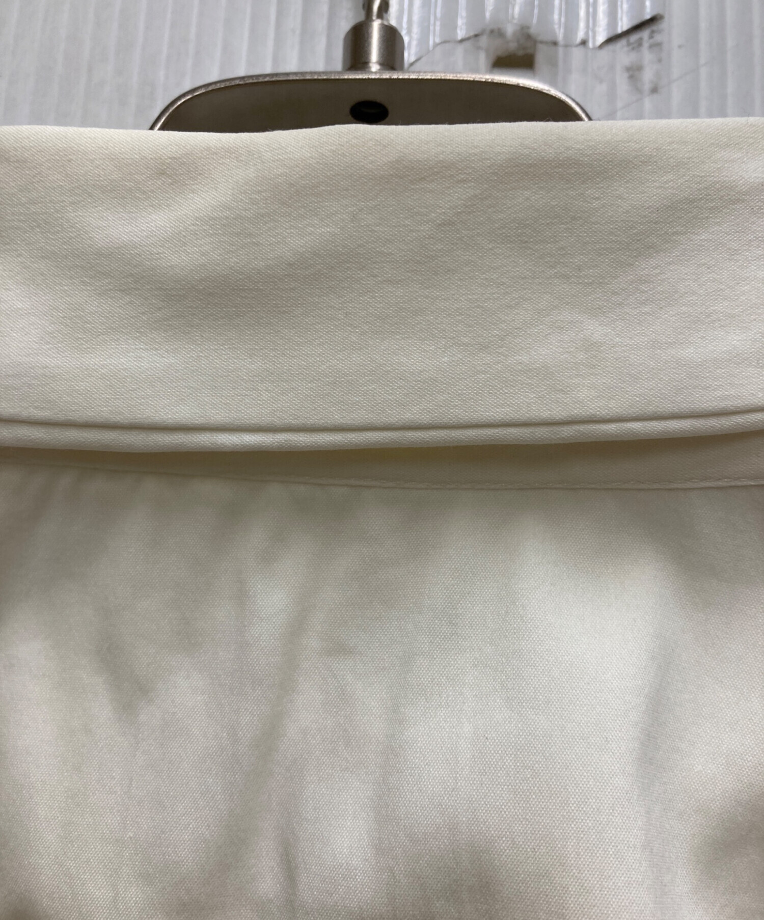 中古・古着通販】PRADA (プラダ) コットンドレスシャツ ホワイト