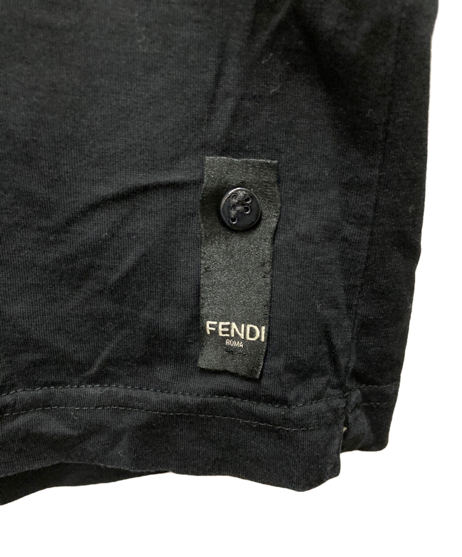 中古・古着通販】FENDI (フェンディ) FFボックスロゴパッチTシャツ