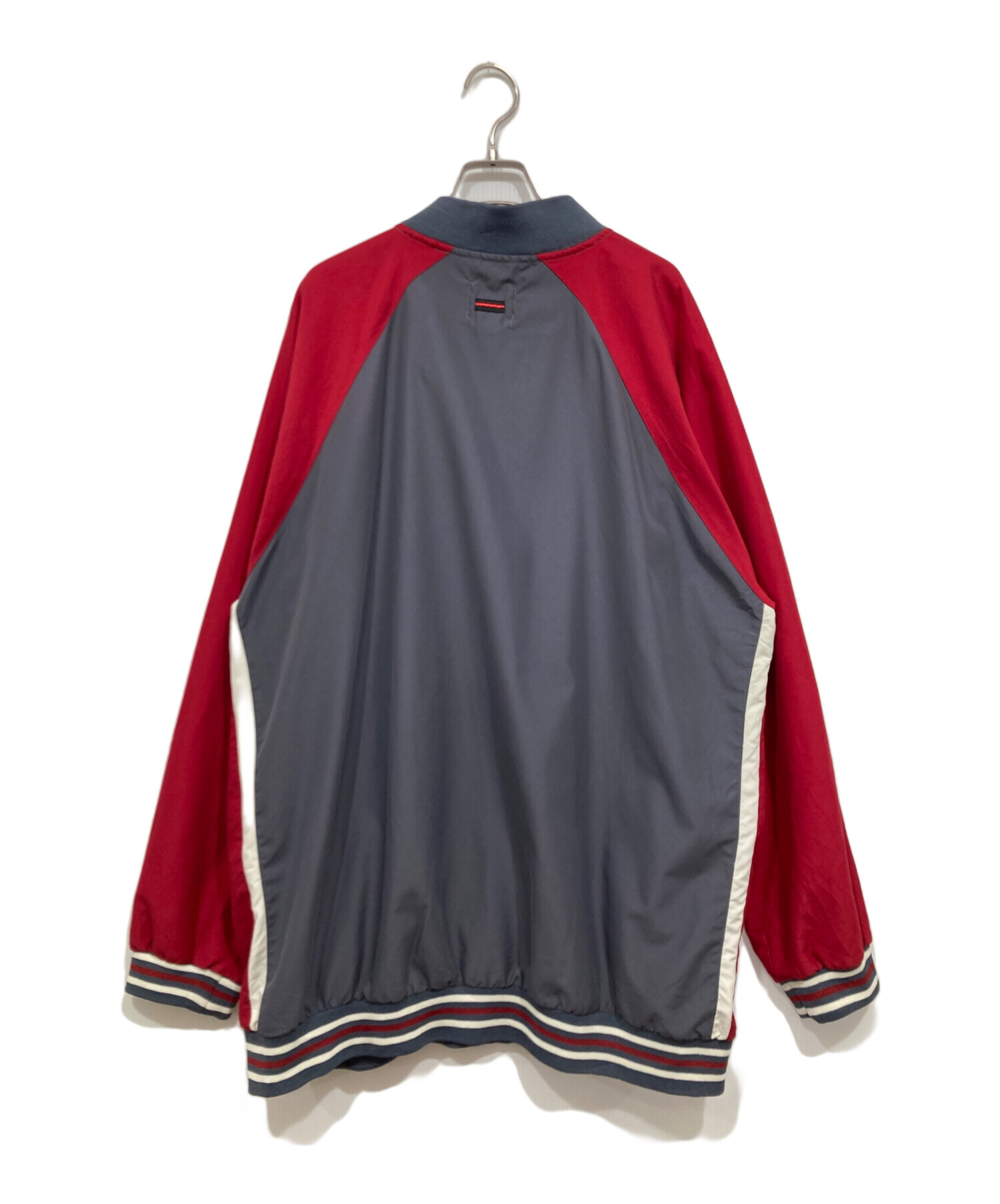 中古・古着通販】FUBU (フブ) ロゴビッグブルゾン グレー サイズ:XL 