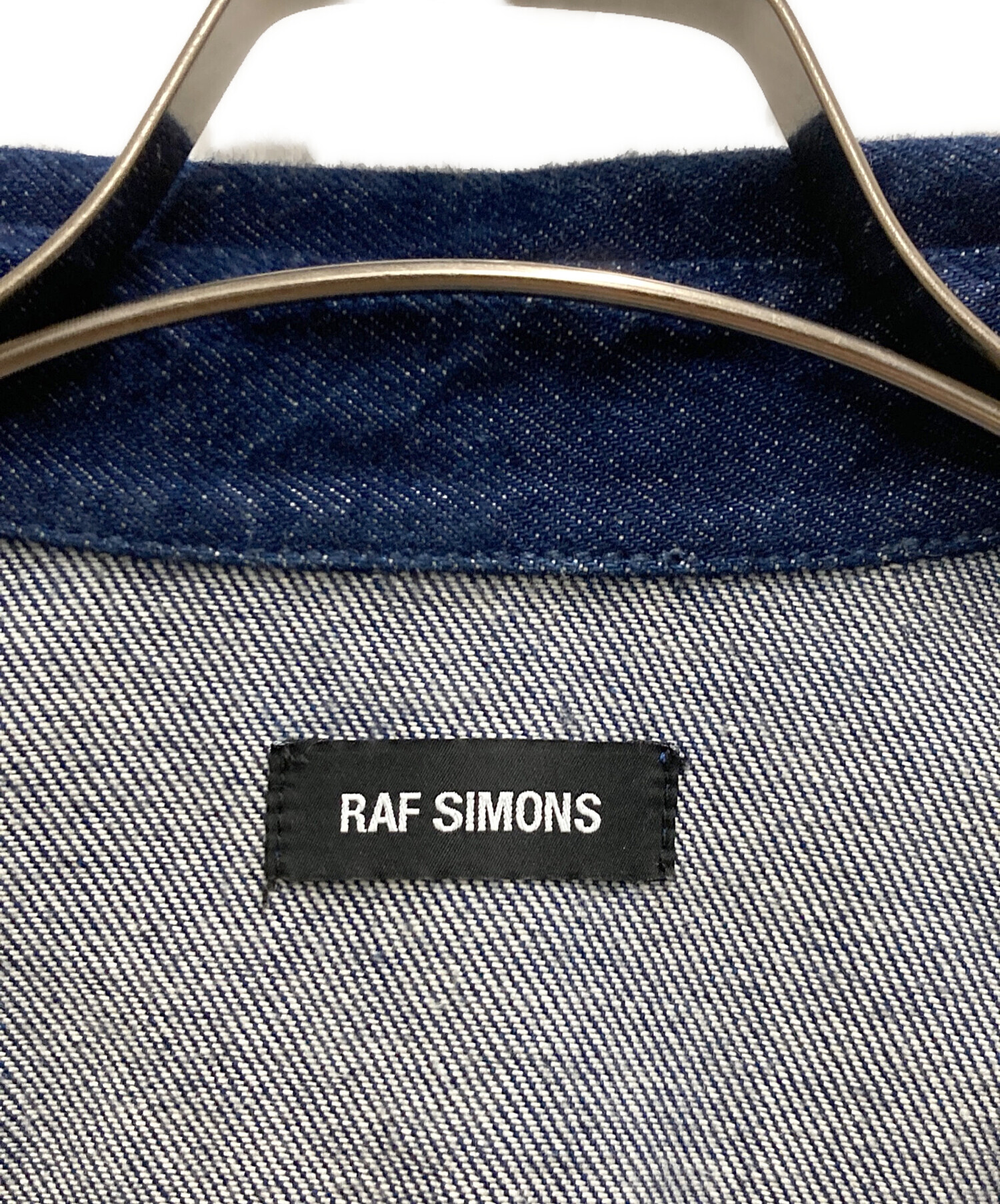 RAF SIMONS ラフシモンズCARRY OVER DENIM SHIRT 中古・古着通販】RAF SIMONS (ラフシモンズ) CARRY OVER DENIM SHIRT