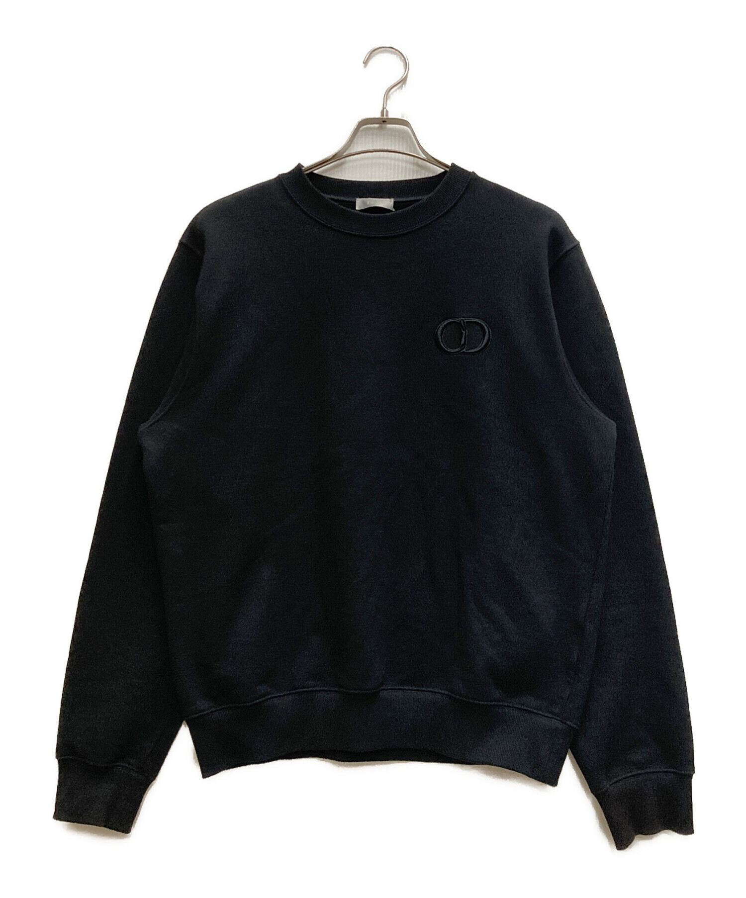 Dior HOMME スウェット ブラック 黒 中古・古着通販】DIOR HOMME (ディオール オム) CDロゴ