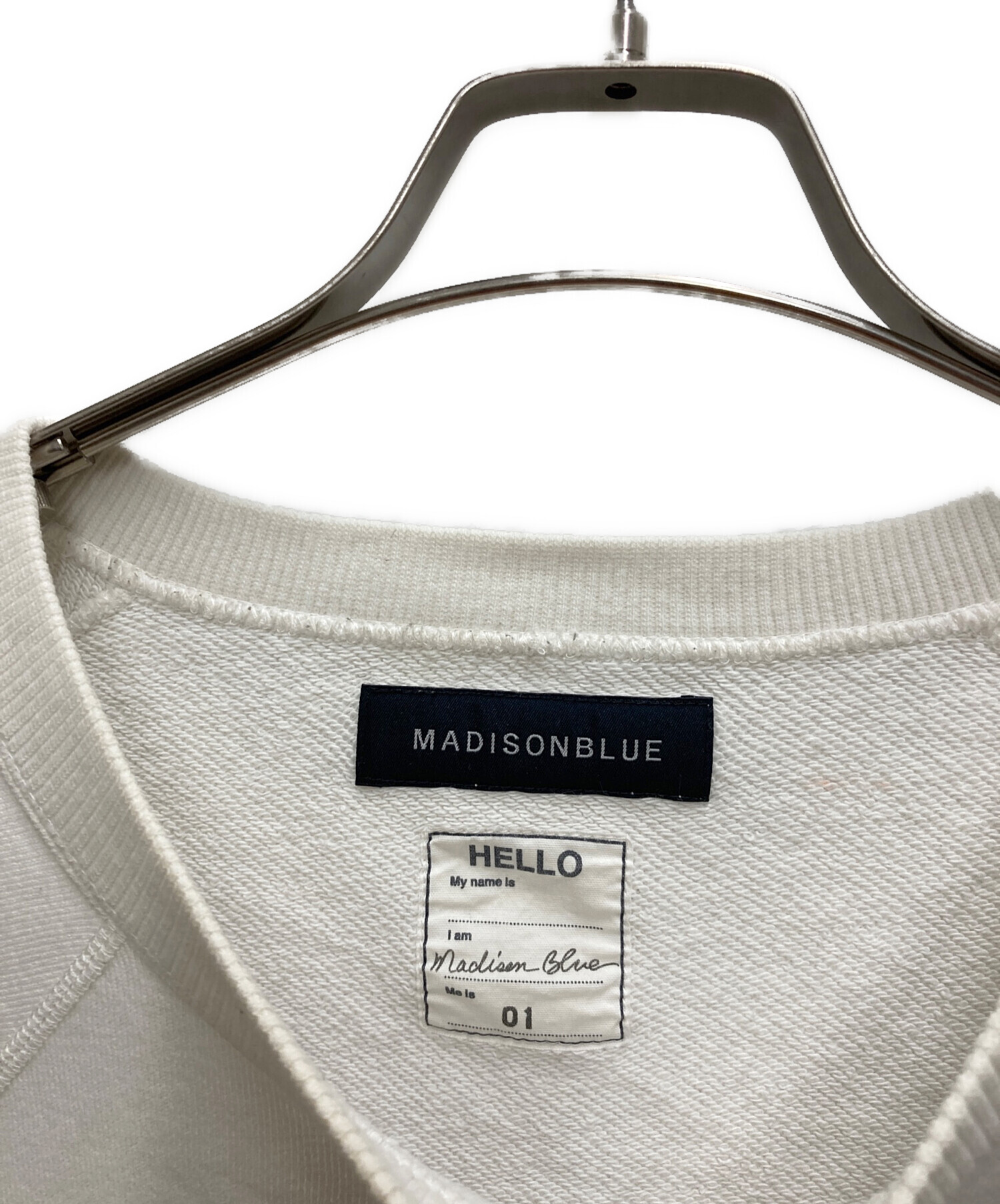 中古・古着通販】MADISON BLUE (マディソンブルー) ロゴトレーナー