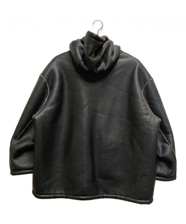 未使用品NKNIT Vegan Mouton Hooded Zip Jacket 中古・古着通販】NKNIT (ンニット) Vegan Mouton Hooded Zip