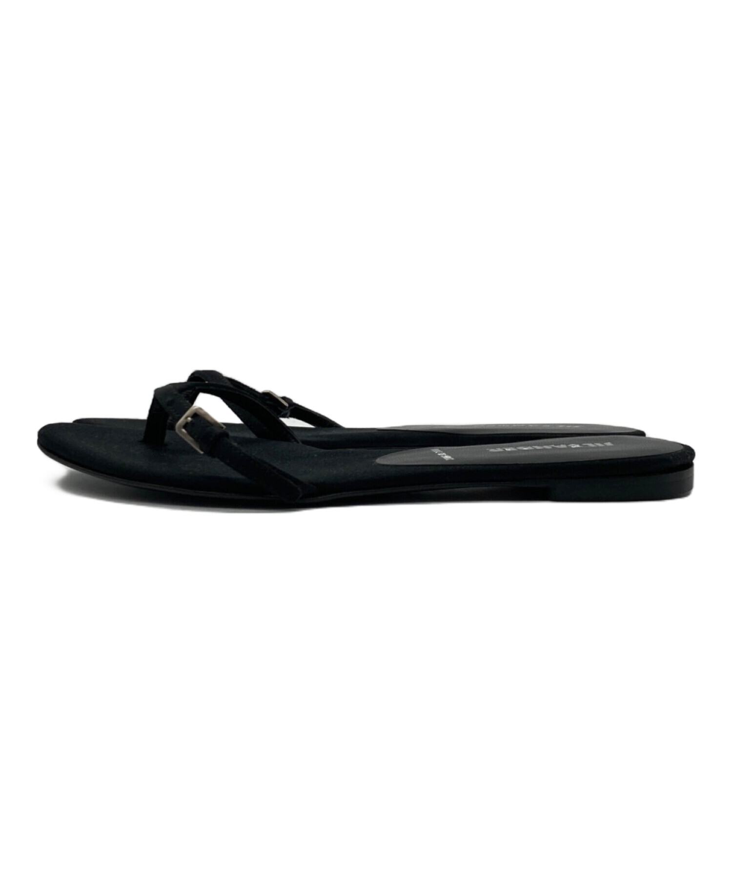 JIL SANDER ジルサンダー ブラウス L 黒 【古着】【中古】【送料無料】 中古・古着通販】JIL SANDER (ジルサンダー) サンダル ブラック サイズ