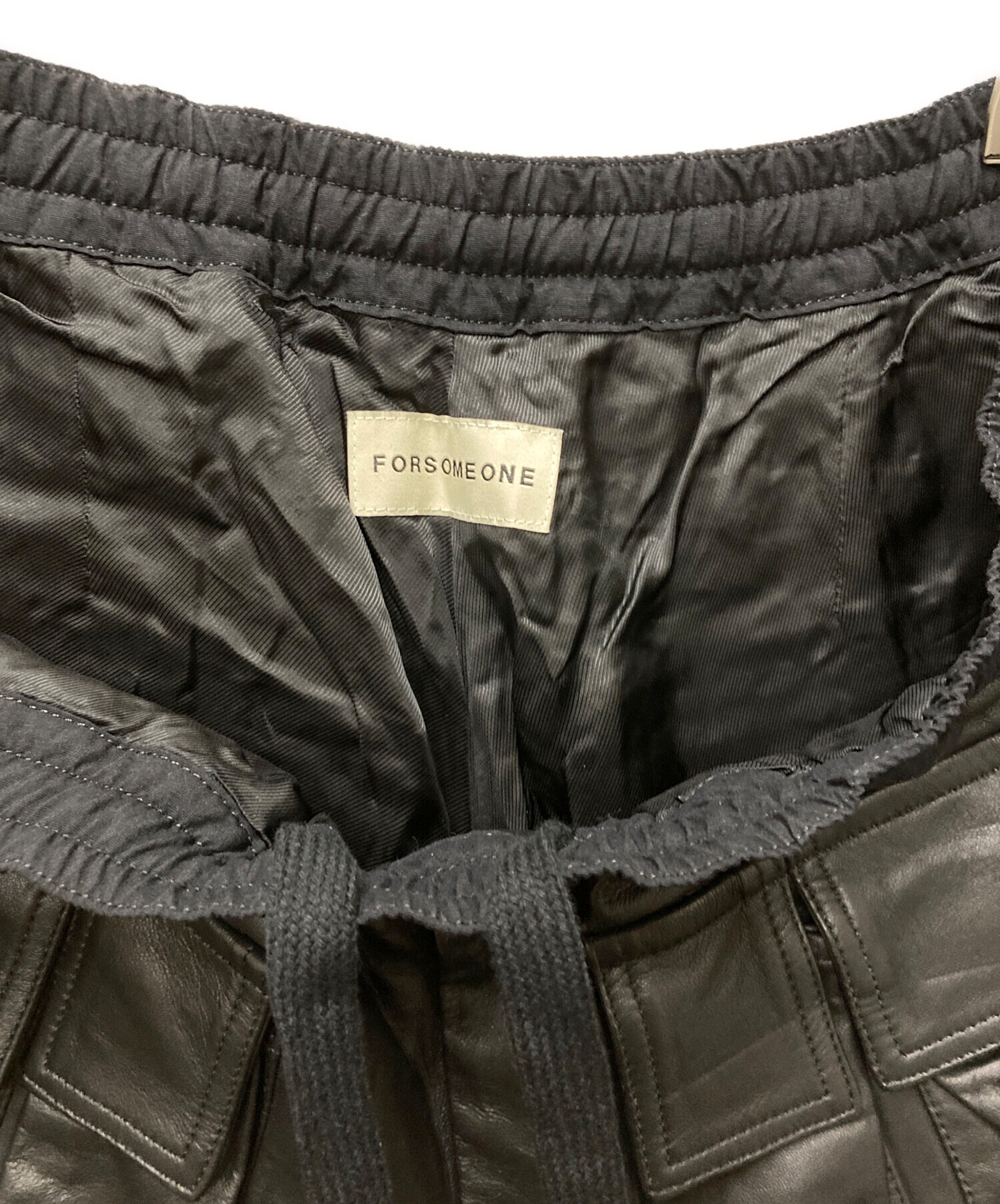 中古・古着通販】FORSOMEONE (フォーサムワン) TACTICS SHORTS LEATHER 