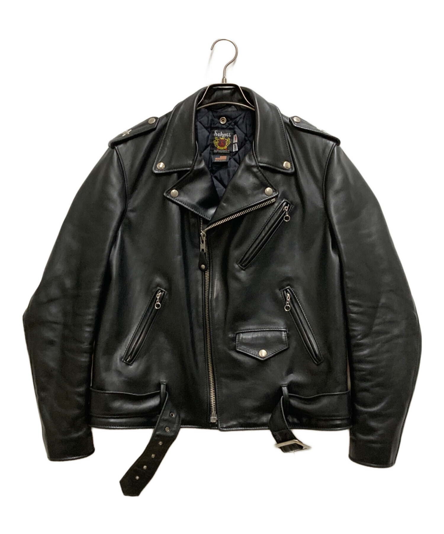 中古・古着通販】Schott (ショット) 613UST ONESTAR TALL ブラック 