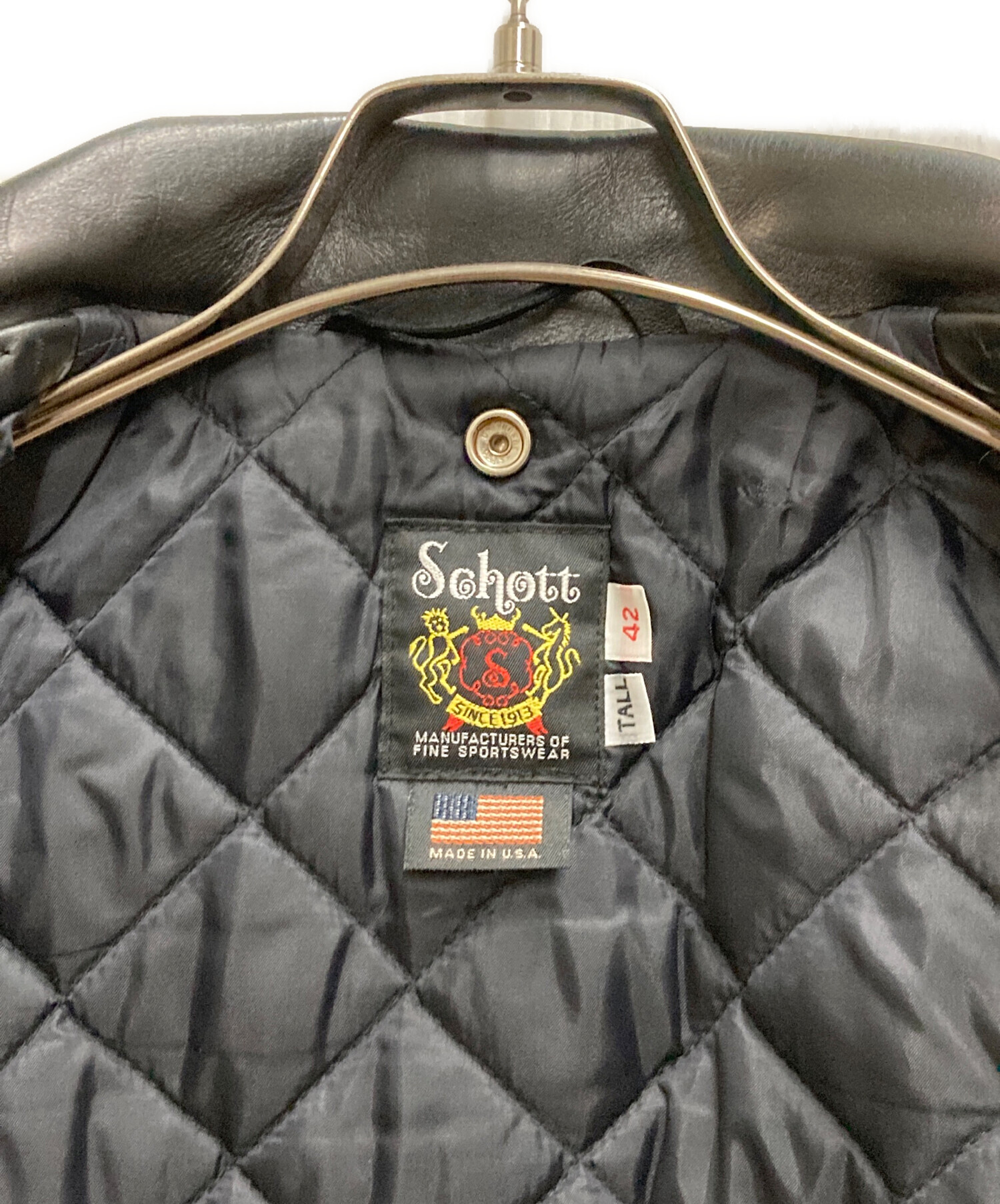 中古・古着通販】Schott (ショット) 613UST ONESTAR TALL ブラック 