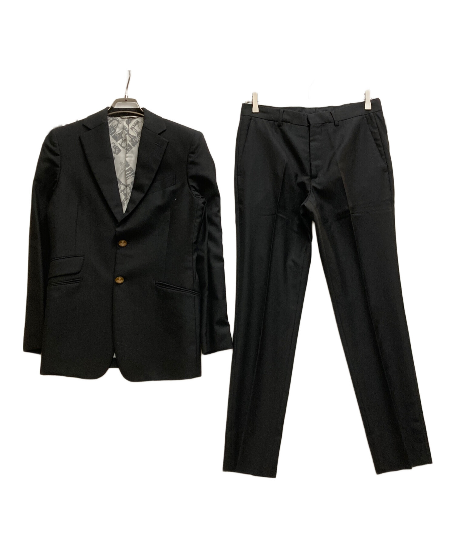 VIVIENNEWESTWOOD 黒セットアップ スーツ サイズ44 中古・古着通販】Vivienne Westwood man (ヴィヴィアン ウェスト